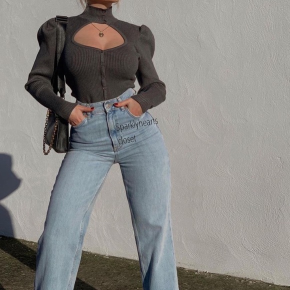 Zara Cut-Out Knit Sweater - Picture 6 of 9